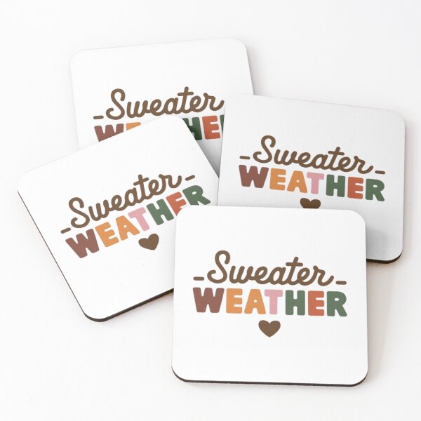 Aperçu de l'œuvre Sweater Weather Cozy Fall Autumn créée et vendue par ChicTeeLab.