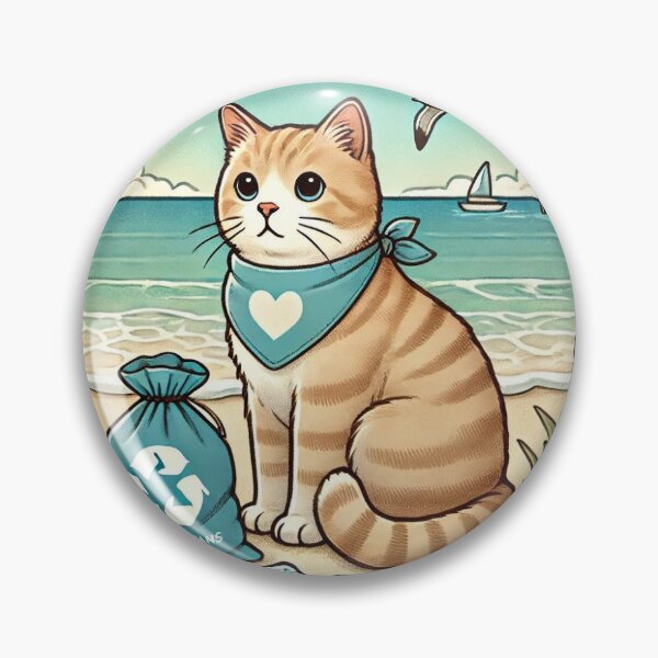 Item preview, "Cat and the Ocean: Protect Our Oceans" designed and sold by Milina3.