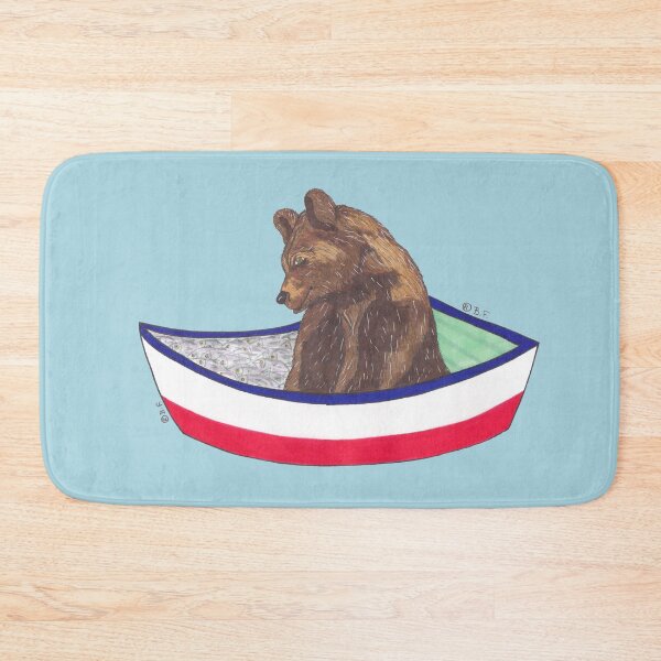 Item preview, BEAR IN A BOAT designed and sold by BeritValk.