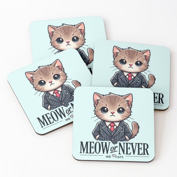 Item preview, Meow or Never (Now or Never) designed and sold by WeLoveCatss.