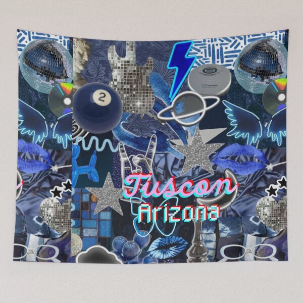 Item preview, Tuscon Arizona  COLLAGE designed and sold by dormsanddoodles.