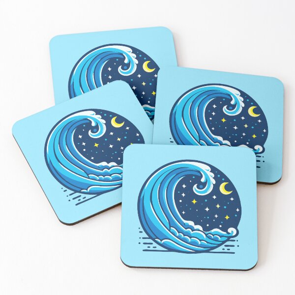Item preview, Blue Wave designed and sold by ArtFactoryAI.