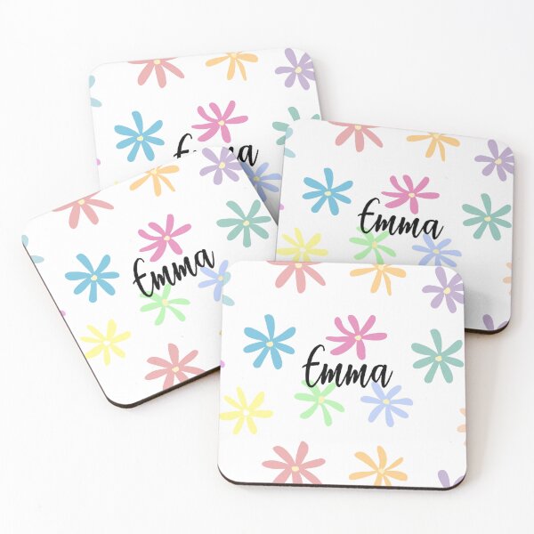Item preview,  Emma Name with Flower Design designed and sold by ClearAndHappy.