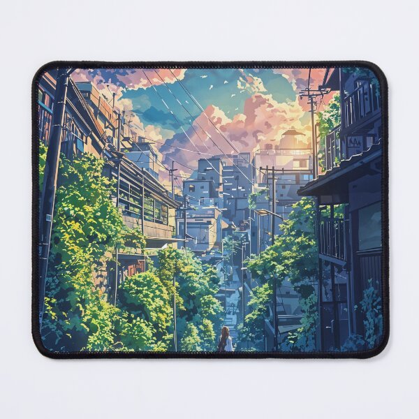 Item preview, Sunlit Alleyway: A Tranquil Urban Escape designed and sold by oanaunciuleanu.