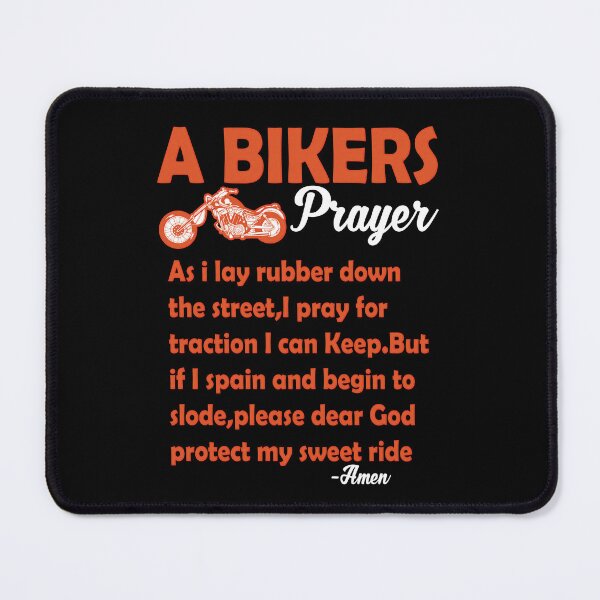 Item preview, A Biker’s Prayer Ride Safe and Fast designed and sold by ArtComixHaven.