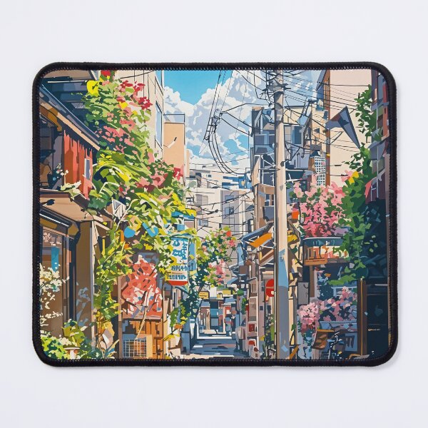 Item preview, Sunlit Alleyway: A Tranquil Urban Escape designed and sold by oanaunciuleanu.