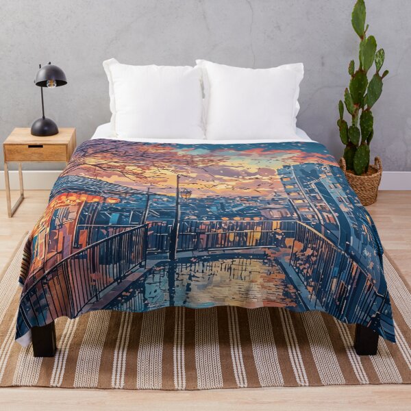 Item preview, Sunlit Alleyway: A Tranquil Urban Escape designed and sold by oanaunciuleanu.