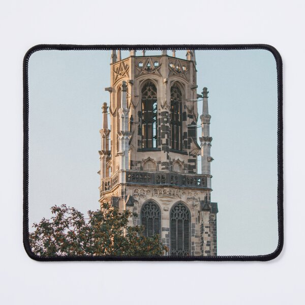 Item preview, Gothic church tower in the evening light designed and sold by rhosbahu.