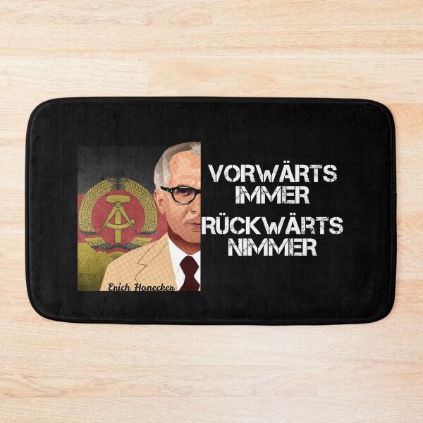 Item preview, Honecker half-portrait "Always forward, never back" designed and sold by Oberlaender.