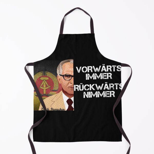 Item preview, Honecker half-portrait "Always forward, never back" designed and sold by Oberlaender.