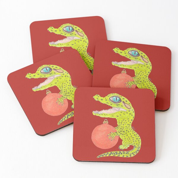 Item preview, CROCODILE CELEBRATING CHRISTMAS designed and sold by BeritValk.