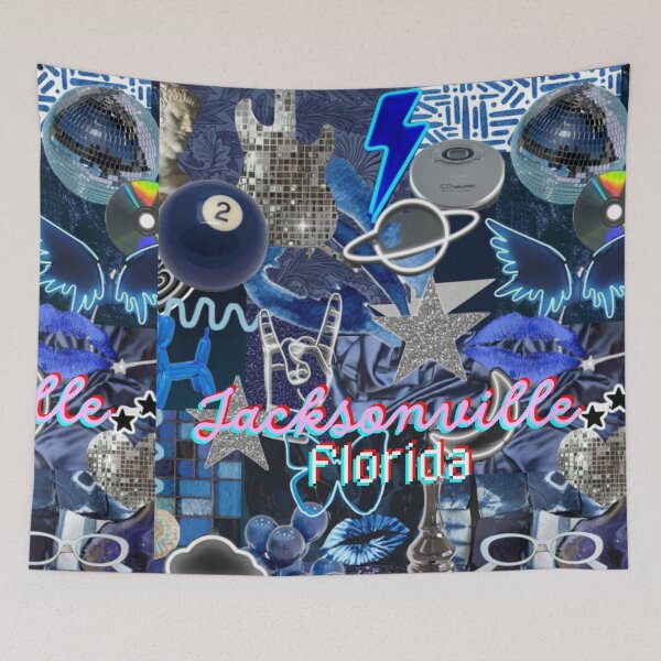 Item preview, Jacksonville Florida COLLAGE designed and sold by dormsanddoodles.