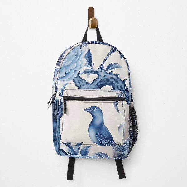 Item preview, Blue and White Chinoiserie Ginger Jars in the Garden designed and sold by TheChinoiserie.