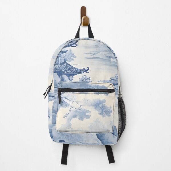 Item preview, Pagoda Views Dreamy Landscape Chinoiserie designed and sold by TheChinoiserie.