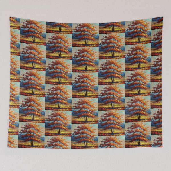 Item preview, Tree Painting in Farm designed and sold by BestArtByArvind.