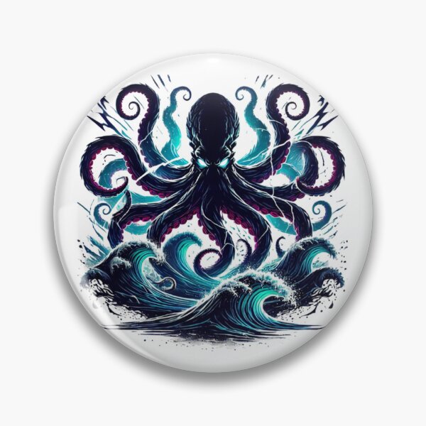 Item preview, The Rising Kraken designed and sold by TeslaSt0re.