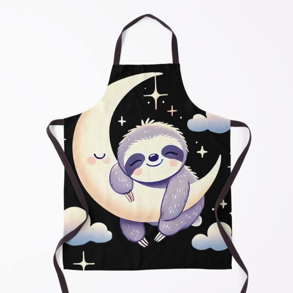 Item preview, Celestial Snooze: Sloth in Moonlit Dreams designed and sold by AI-Only Creations.