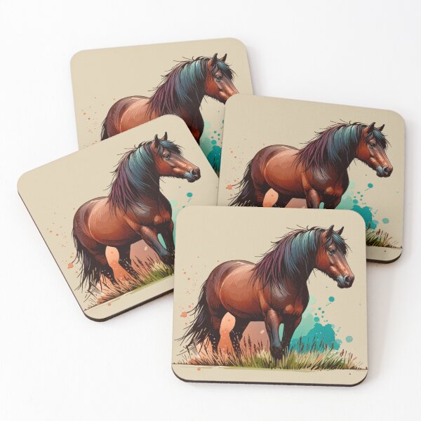 Item preview, Brown Horse Watercolor designed and sold by Catherine Harrison.