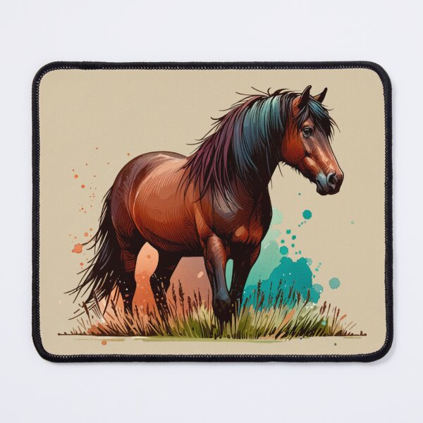 Item preview, Brown Horse Watercolor designed and sold by Catherine Harrison.
