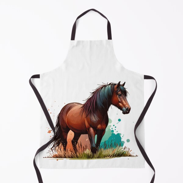 Item preview, Brown Horse Watercolor designed and sold by Catherine Harrison.