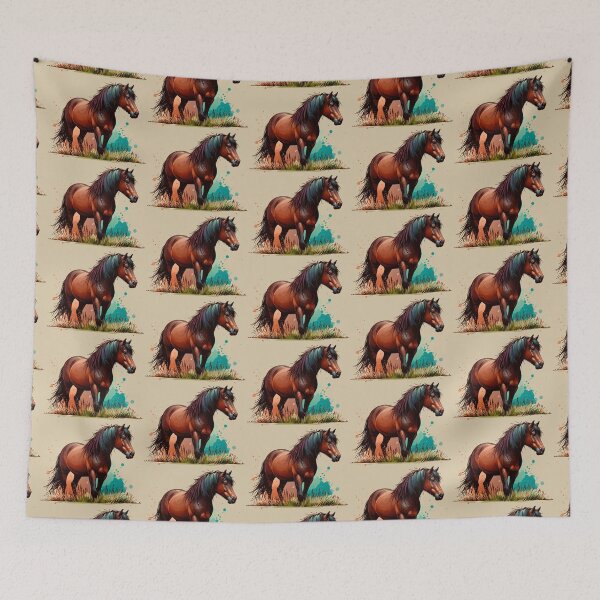 Item preview, Brown Horse Watercolor designed and sold by Catherine Harrison.