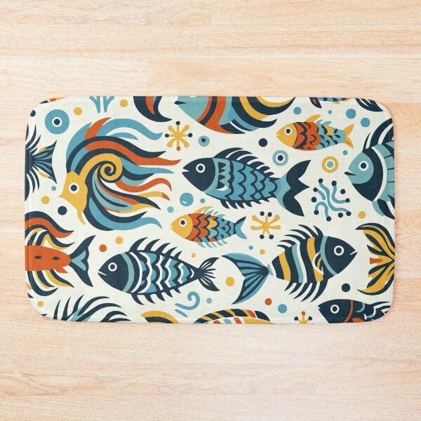Item preview, Fish Pattern designed and sold by ArtFactoryAI.
