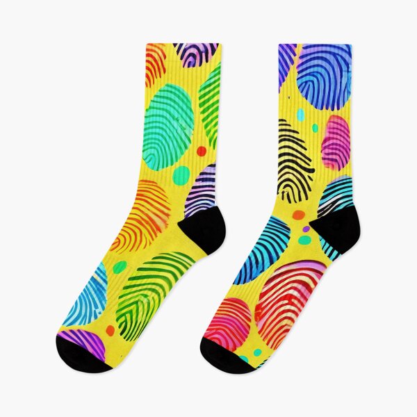 Item preview, Sinfonía de huellas dactilares de colores designed and sold by Health And Fitness Posts e-Store.