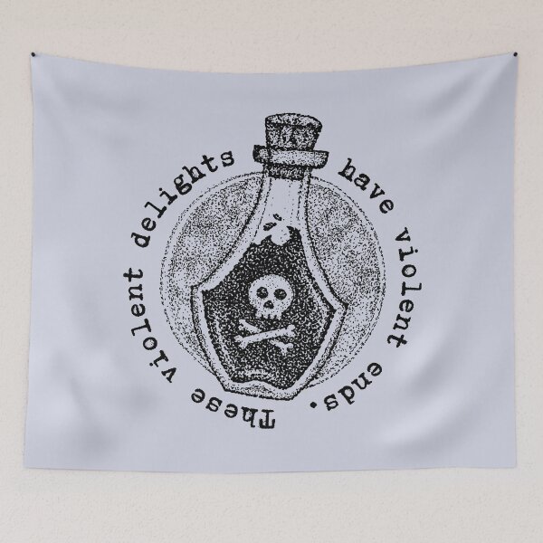 Item preview, These violent delights have violent ends. Romeo And Juliet William Shakespeare Quote designed and sold by violet-hope.