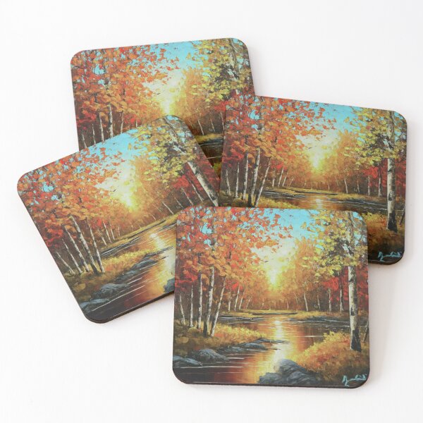 Item preview, Forest Painting Trees and River designed and sold by BestArtByArvind.