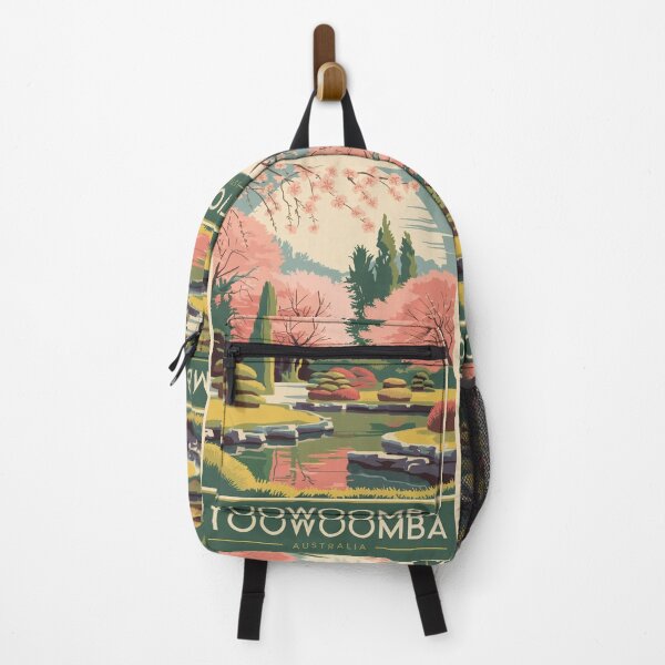 Item preview, Toowoomba Vintage Travel Poster designed and sold by TravelerRat.