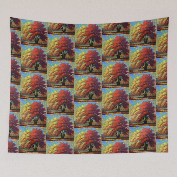Item preview, Abstract Landscape with Geometric Shapes designed and sold by BestArtByArvind.