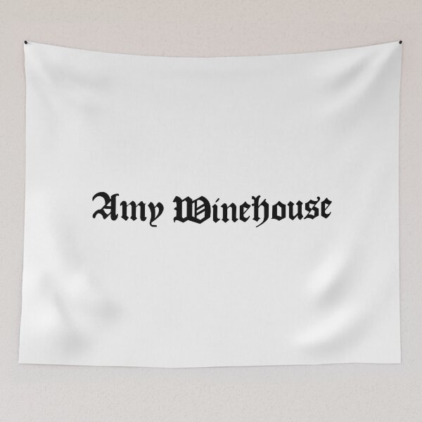 Artikelvorschau, Amy Winehouse Individuelles Logo Schwarz entworfen und verkauft von old-londener.