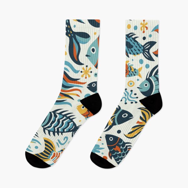 Item preview, Fish Pattern designed and sold by ArtFactoryAI.