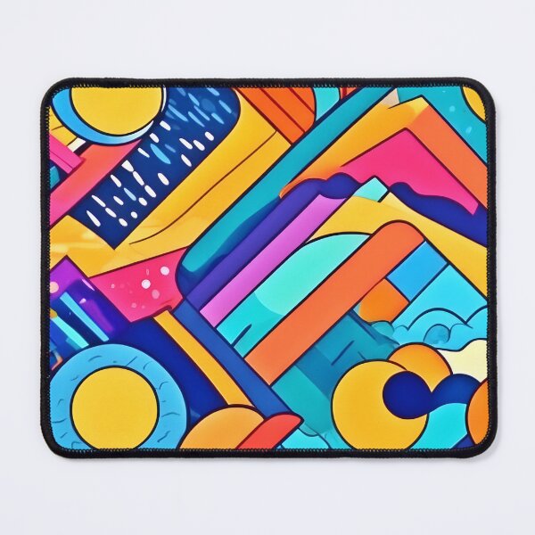 Item preview, Geometric Joy: Colorful Chaos designed and sold by Health And Fitness Posts e-Store.