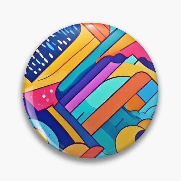 Item preview, Geometric Joy: Colorful Chaos designed and sold by Health And Fitness Posts e-Store.