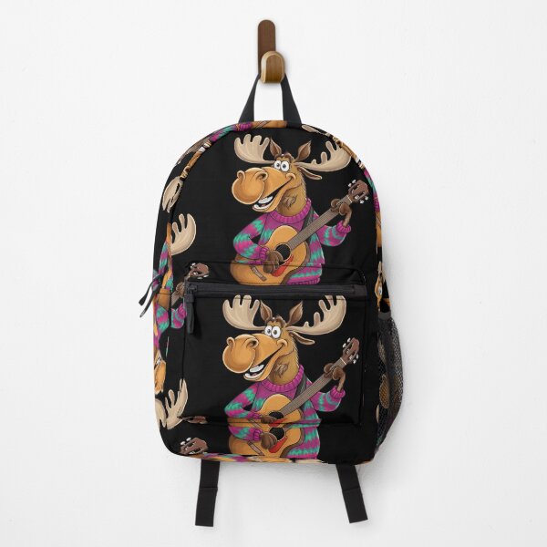 Item preview, Funny Moose Playing Guitar Cartoon designed and sold by Nature's Fancy.