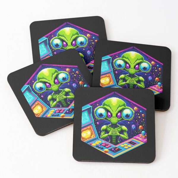 Item preview, Retro Pixel Alien designed and sold by AbsoluteA.