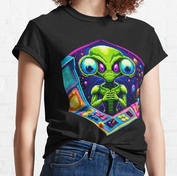 Item preview, Retro Pixel Alien designed and sold by AbsoluteA.