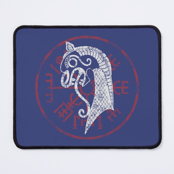 Item preview, Viking Prow Beast Vegvisir Wayfinder in Warrior White designed and sold by Spammabelle.