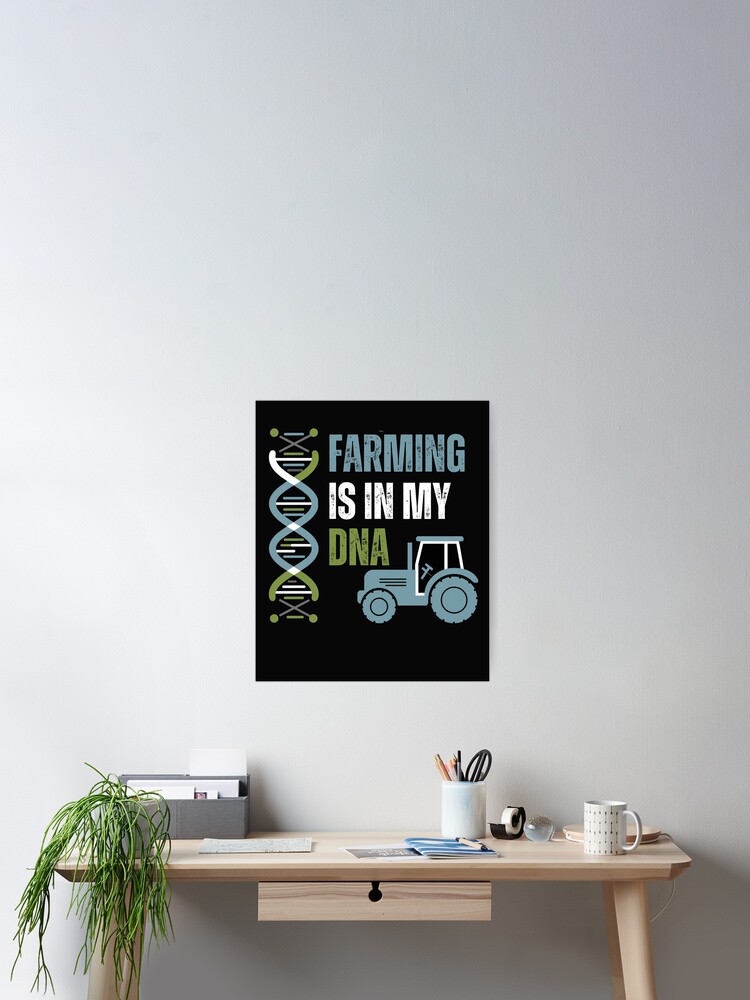 Thumbnail 2 of 3, Poster, Rustic Farmig Is In My DNA designed and sold by AlienOccupation.