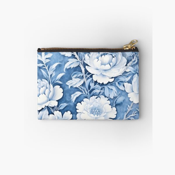 Item preview, Blue Vintage Floral Chinoiserie Chintz designed and sold by TheChinoiserie.