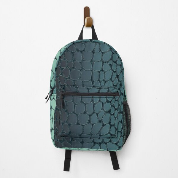 Item preview, A crocodile skin pattern in gunmetal gray and green. designed and sold by HEMRO.