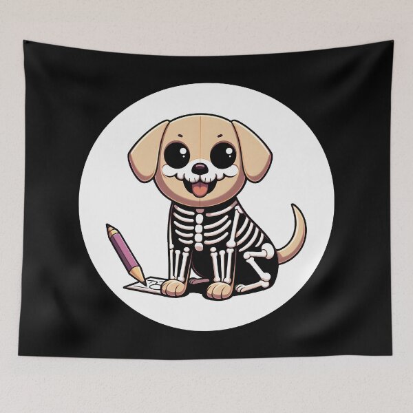 Item preview, Gothic Labrador: Skeleton's Shadow designed and sold by Mechanical-Artt.