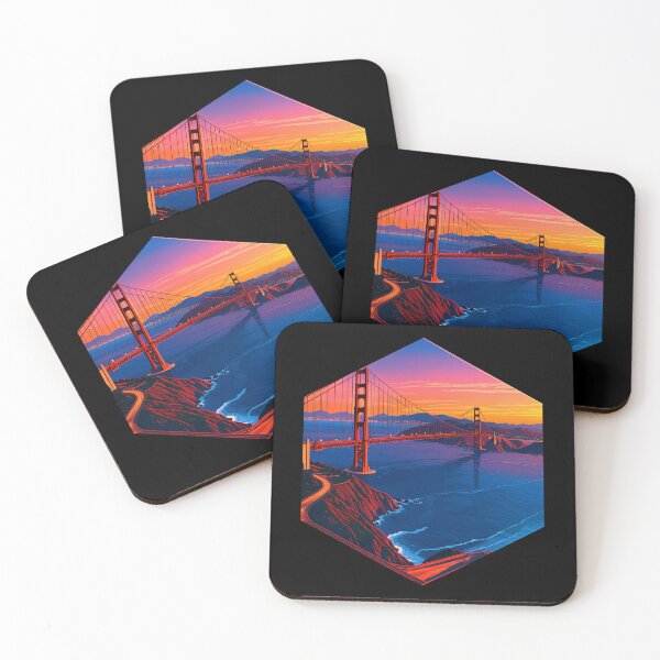 Item preview, Golden Gate Bridge Icon designed and sold by AbsoluteA.