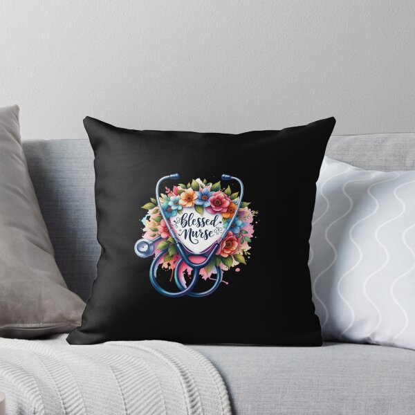 Item preview, Blessed Nurse – Stethoscope & Florals designed and sold by artedigital99.