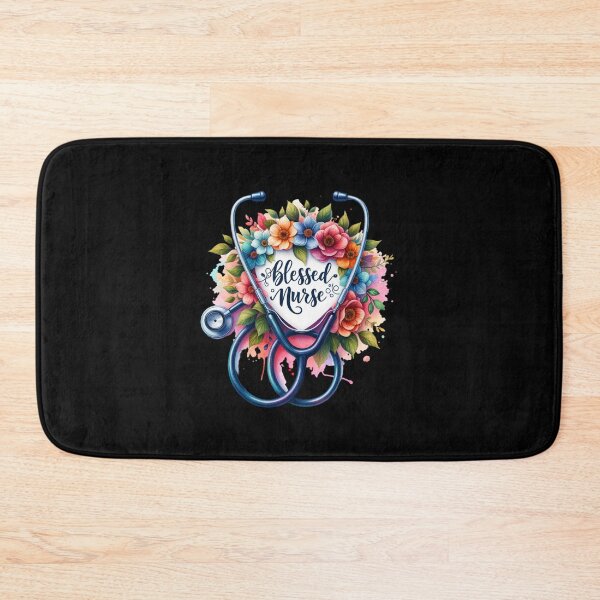 Item preview, Blessed Nurse – Stethoscope & Florals designed and sold by artedigital99.