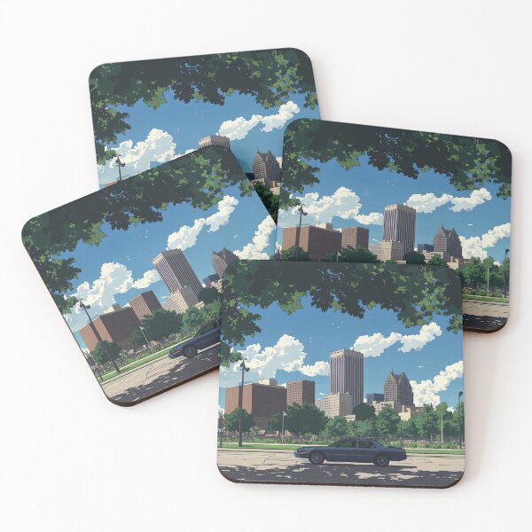 Item preview, Detroit, United States of America  | Anime style designed and sold by ComicsFactory.