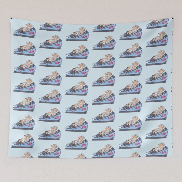 Item preview, DACHSHUND DRIVING A DODGEM designed and sold by BeritValk.