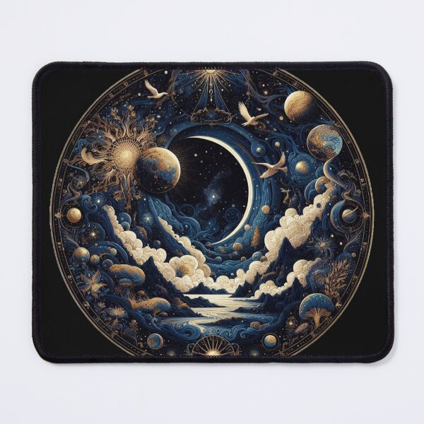 Item preview, Celestial Dreams - Enchanting Night Sky with Stars, Moon, and Planets - Mystical Cosmic designed and sold by Gubgubsdesigns.