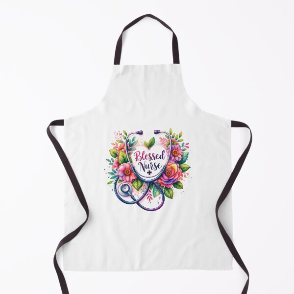 Item preview, "Nurse's Blessing – Watercolor Stethoscope & Blooms" designed and sold by artedigital99.